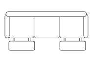 Furnico Toronto 3 Seater Sofa