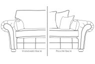 Dalton 2 Seater Sofa - Line Art