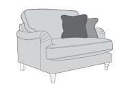 Bethie Loveseat - Line Art