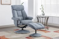 Biscay Swivel Recliner & Footstool Main Image - Lisbon Marine