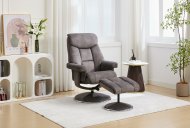 GFA - Global Furniture Alliance Biscay - Swivel Recliner & Footstool
