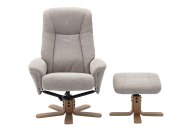 GFA - Global Furniture Alliance Harlem - Swivel Recliner with Footstool