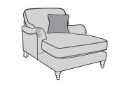 Bethie Lounger Chair - Line Art