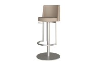 Monti Adjustable Bar Stool - Taupe