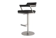 Franz Adjustable Bar Stool - Black