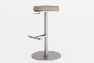 Briona Adjustable Bar Stool - Taupe