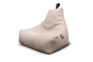 Extreme Lounging Luxury Bean Bag - Faux Leather Latte