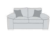 Detroit 2 Seater Sofa - Line Art