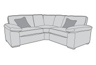 Detroit Small Corner Sofa - Line Art