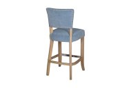 Dylan Bar Chair Back View - Blue