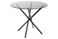 Feblands Chopstick Glass Top Dining Table