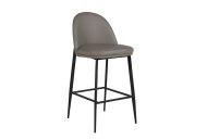 Viktor Bar Stool - Grey Leather