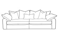 Marsden Large Split Sofa Pillow Back