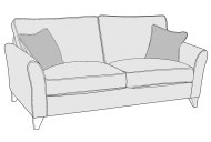 Fairbourne 4 Seater Sofa - Line Art