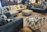 Lucciano Small Chaise Sofa