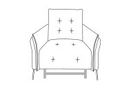 Bolero Armchair Powered - Line Art