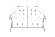 Bolero Loveseat Static - Line Art