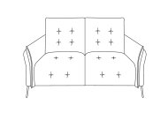 Bolero Sofa Static - Line Art