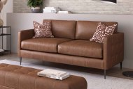 Walton Leather 3 Seater Sofa