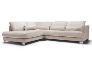 Brennan Corner Chaise Sofa - Lilac Beige