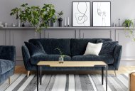 Steffi 3 Seater Sofa - Atropa Dark Blue