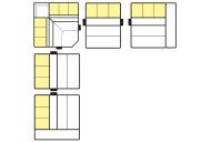 Capua XXXL Corner Group Sofa - Line Art