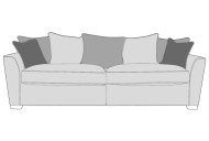 Wickham 4 Seater Sofa Pillow Back