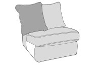 Wickham Armless Unit Pillow Back