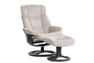 Malibu Swivel Recliner With Footstool