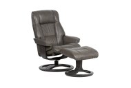 Couch & Co Malibu Swivel Recliner with Footstool