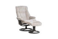 Couch & Co Malibu Swivel Recliner with Footstool