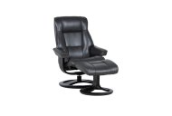 Couch & Co Malibu Swivel Recliner with Footstool