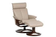 Watson Swivel Recliner With Footstool