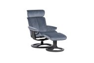 Couch & Co Watson Swivel Recliner with Footstool