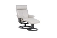 Couch & Co Watson Swivel Recliner with Footstool