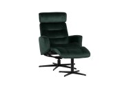 Couch & Co Reeves Swivel Recliner with Footstool