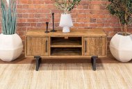 Vault Large TV Unit with Wooden Doors