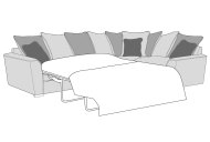 Wickham Corner Group Including Sofabed Pillow Back