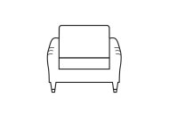 Sabden Grand Chair Line Art