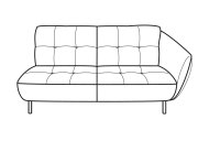 Sorrento Sofa 1 Arm RHF