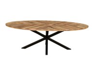 IFD Sunburst - Oval Dining Table