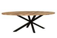 IFD Sunburst - Oval Dining Table