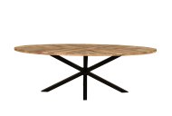 IFD Sunburst - Oval Dining Table
