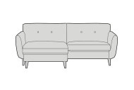 Saige Reversible Chaise Sofa Standard Back