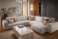 Rawley XL U Shape Sofa - Tuscan Ivory