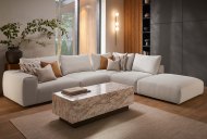 Rawley Corner Chaise Sofa - Tuscan Ivory