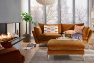 Ertha Extra Large Sofa & Stool - Dusk Marmalade