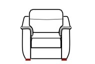 Palma Armchair - Line Art