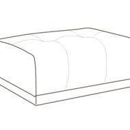 Boccioni PUQR Rectangular Footstool