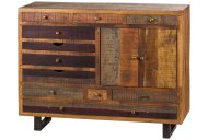 Remus Industrial Chest Of Drawers With Brass Handle